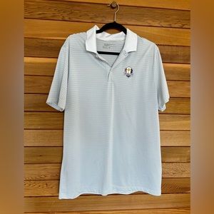 Ryder Cup Nike Dri-Fit Striped Golf Polo